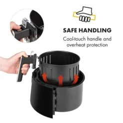 AirVital Heißluftfritteuse 1300W 2,5l CeraPlus-Antihaft Touch Schwarz -Küche Zu Hause 10032332 yy 0008 logo Klarstein AirVital Heissluftfritteuse 1300W schwarz