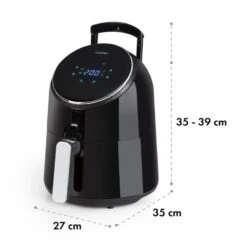 AirVital Heißluftfritteuse 1300W 2,5l CeraPlus-Antihaft Touch Schwarz -Küche Zu Hause 10032332 yy 0010 logo Klarstein AirVital Heissluftfritteuse 1300W schwarz