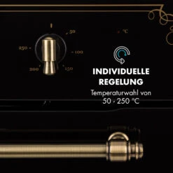 Victoria Einbaubackofen Retro-Design 9 Funktionen 50-250°C Schwarz 14 Victoria Einbaubackofen Retro-Design 9 Funktionen 50-250°C Schwarz -Küche Zu Hause 10032460 de 0005 logo