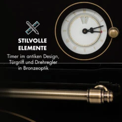 Victoria Einbaubackofen Retro-Design 9 Funktionen 50-250°C Schwarz 15 Victoria Einbaubackofen Retro-Design 9 Funktionen 50-250°C Schwarz -Küche Zu Hause 10032460 de 0006 logo