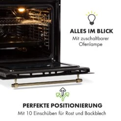 Victoria Einbaubackofen Retro-Design 9 Funktionen 50-250°C Schwarz 16 Victoria Einbaubackofen Retro-Design 9 Funktionen 50-250°C Schwarz -Küche Zu Hause 10032460 de 0007 logo