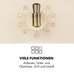 Victoria Einbaubackofen Retro-Design 9 Funktionen 50-250°C Elfenbein 13 Victoria Einbaubackofen Retro-Design 9 Funktionen 50-250°C Elfenbein -Küche Zu Hause 10032485 de 0004 logo