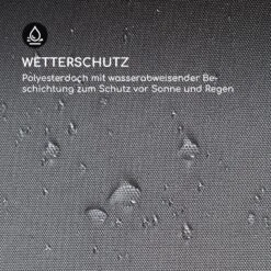 Steakhouse Grilldach 220x215x140cm PE 180 G/m² Flammhemmend Stahl Grau -Küche Zu Hause 10032523 de 0006 logo