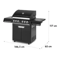 Highgrade 4 IB Gasgrill 6 Brenner 19,8 KW 71x46cm Grill Edelstahl -Küche Zu Hause 10032580 yy 0011 logo