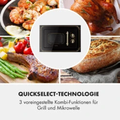 Victoria 20 Einbau-Mikrowelle, 20 L, 800 W, Grill: 1000 W, Schwarz 15 Victoria 20 Einbau-Mikrowelle, 20 L, 800 W, Grill: 1000 W, Schwarz -Küche Zu Hause 10032591 de 0006 logo