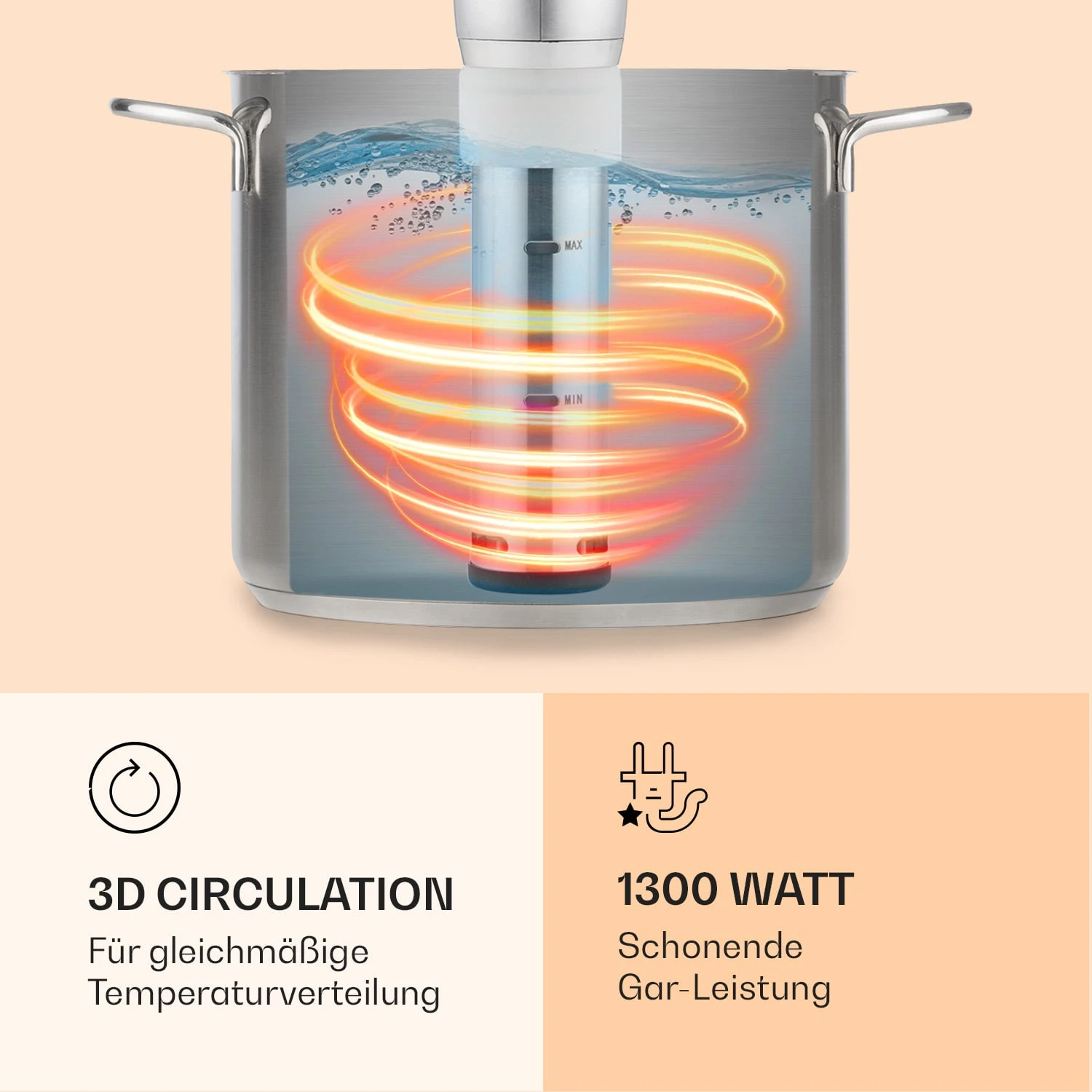 Quickstick Sous Vide Garer Thermostat: 50-95 °C Für 20 L Edelstahl 5 Quickstick Sous Vide Garer Thermostat: 50-95 °C Für 20 L Edelstahl – Bild 5