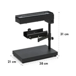 Appenzell Peak Raclette Mit Grill 1000W Thermostatschalter Schwarz -Küche Zu Hause 10032694 yy 0008 logo