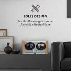 Hanoi 4 Uhrenbeweger, 4 Uhren, 3 Geschwindigkeiten, 4 Modi, Bambus -Küche Zu Hause 10032798 de 0005 logo