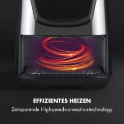 AeroVital Deluxe Heißluftfritteuse 1700W 5,4 Liter Edelstahl -Küche Zu Hause 10032849 de 0005 logo