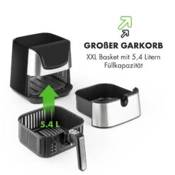 AeroVital Deluxe Heißluftfritteuse 1700W 5,4 Liter Edelstahl -Küche Zu Hause 10032849 de 0009 logo