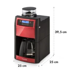 Aromatica II Duo Kaffeemaschine, Integriertes Mahlwerk, 1,25 L, Rot -Küche Zu Hause 10032866 yy 0011 logo Klarstein Aromatica II Duo Kaffeemaschine rot