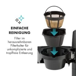Aromatica II Thermo Kaffeemaschine, Mahlwerk, 1,25 L, Schwarz -Küche Zu Hause 10032876 de 0007 logo