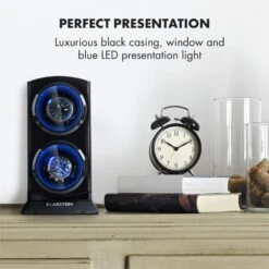 St. Gallen Premium Uhrenbeweger 2 Uhren 4 Geschwindigkeiten 12 St. Gallen Premium Uhrenbeweger 2 Uhren 4 Geschwindigkeiten -Küche Zu Hause 10032887 yy 0004 logo Klarstein St Gallen Premium Uhrenbeweger schwarz reedit