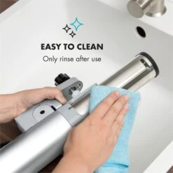 Quickstick Flex 1300W 3D Circulating 0-95 °C IPX7 Timer Silber -Küche Zu Hause 10032906 yy 0009 logo Klarstein Quickstick Flex silber