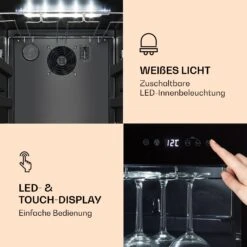 Bellevin 62 Weinkühlschrank 56 Flaschen 5-20°C EEC G -Küche Zu Hause 10032923 de 0003 logo