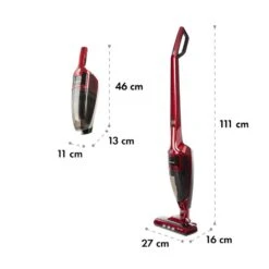 TurboHybrid Staubsauger Boden- Und Handstaubsauger Metallic-rot -Küche Zu Hause 10032944 yy 0010 logo Klarstein TurboHybrid Staubsauger metallic rot