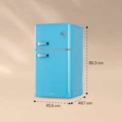 Irene Kühl- & Gefrierkombination 85 Liter Retro-Design 10 Irene Kühl- & Gefrierkombination 85 Liter Retro-Design -Küche Zu Hause 10032981 yy 0011 dimensions