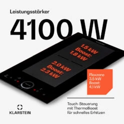 Delicatessa Slim Domino Induktionskochfeld 3500W Timer Schwarz -Küche Zu Hause 10033015 de 0003 usp