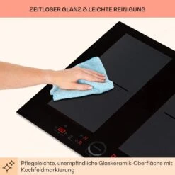 Delicatessa 60 Einbaukochfeld Induktion 4 Zonen 7000W Glaskeramik -Küche Zu Hause 10033021 de 0008 usp