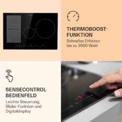 Delicatessa 77 Hybrid Einbaukochfeld Induktion 4 Zonen 7000W -Küche Zu Hause 10033023 de 0003 logo