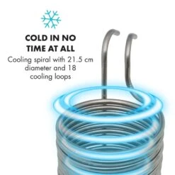 Chiller 12 Eintauchkühler Ø21,5 Cm 18 Schleifen 304 Edelstahl 6 Chiller 12 Eintauchkühler Ø21,5 Cm 18 Schleifen 304 Edelstahl -Küche Zu Hause 10033082 yy 0003 logo Klarstein Chiller 12 Eintauchkuehler 18 Schleifen