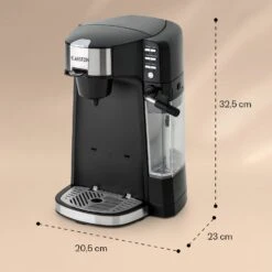 Baristomat 2-in-1-Heißgetränkeautomat Kaffee Tee Milchschaum -Küche Zu Hause 10033138 yy 0008 dimensions