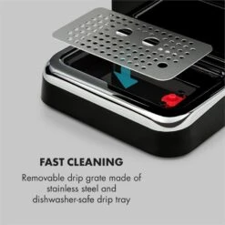 Espressionata Gusto Espressomaschine 1100W 15 Bar Druck Schwarz 14 Espressionata Gusto Espressomaschine 1100W 15 Bar Druck Schwarz -Küche Zu Hause 10033209 yy 0006 logo Klarstein Espressionata Gusto Espressomaschine