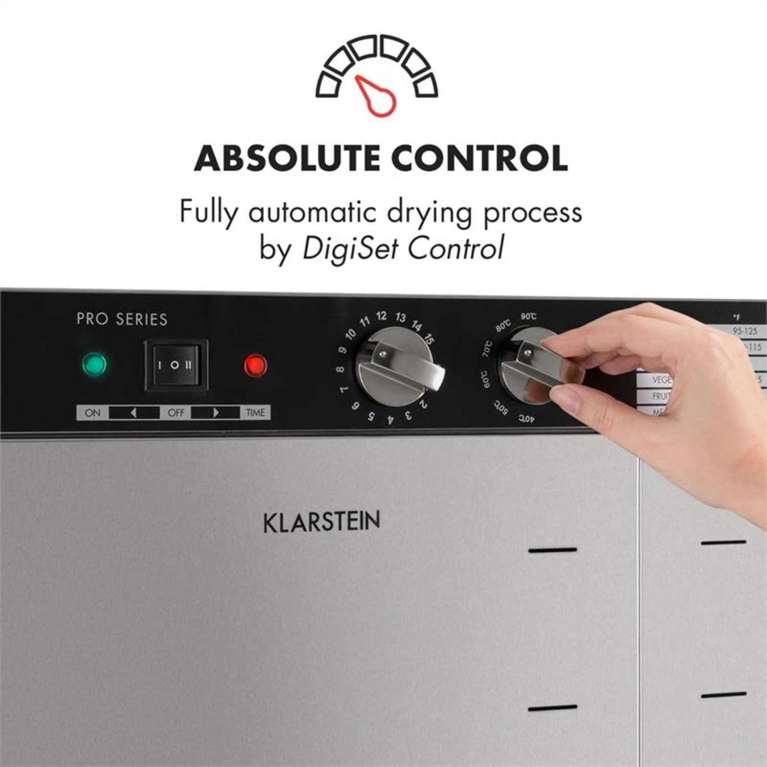 Master Jerky 24 Dörrautomat 5850W 40-90 °C 15h-Timer Edelstahl Silber 3 Master Jerky 24 Dörrautomat 5850W 40-90 °C 15h-Timer Edelstahl Silber – Bild 3