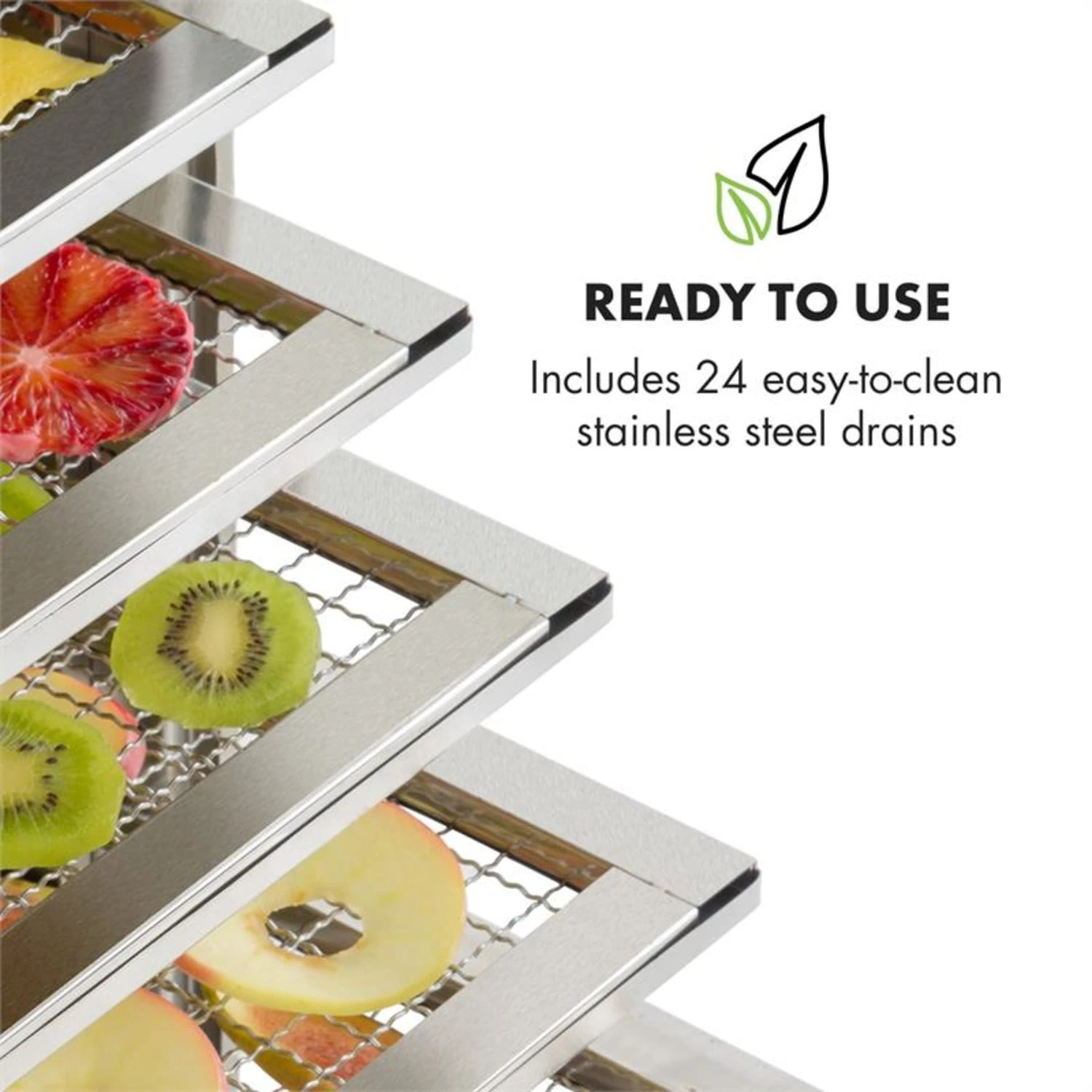 Master Jerky 24 Dörrautomat 5850W 40-90 °C 15h-Timer Edelstahl Silber 4 Master Jerky 24 Dörrautomat 5850W 40-90 °C 15h-Timer Edelstahl Silber – Bild 4