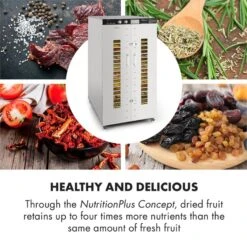 Master Jerky 24 Dörrautomat 5850W 40-90 °C 15h-Timer Edelstahl Silber 12 Master Jerky 24 Dörrautomat 5850W 40-90 °C 15h-Timer Edelstahl Silber -Küche Zu Hause 10033214 yy 0005 logo Klarstein Master Jerky 24 Doerrautomat silber