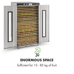 Master Jerky 24 Dörrautomat 5850W 40-90 °C 15h-Timer Edelstahl Silber 14 Master Jerky 24 Dörrautomat 5850W 40-90 °C 15h-Timer Edelstahl Silber -Küche Zu Hause 10033214 yy 0007 logo Klarstein Master Jerky 24 Doerrautomat silber