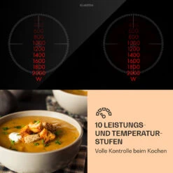 MisterCook Duo Kochplatte Infrarot 3000W 90-650°C Abschalttimer -Küche Zu Hause 10033283 de 0005 logo