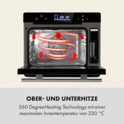 MasterFresh Dampfbackofen 230°C 24l Touch-Bedienfeld Schwarz 14 MasterFresh Dampfbackofen 230°C 24l Touch-Bedienfeld Schwarz -Küche Zu Hause 10033284 de 0004 logo
