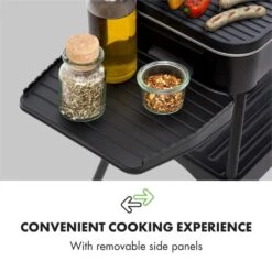 Porterhouse Elektrogrill 2200W Antihaft-Grillfläche Schwarz -Küche Zu Hause 10033322 yy 0003 logo Klarstein Porterhouse Elektrogrill 2200W schwarz