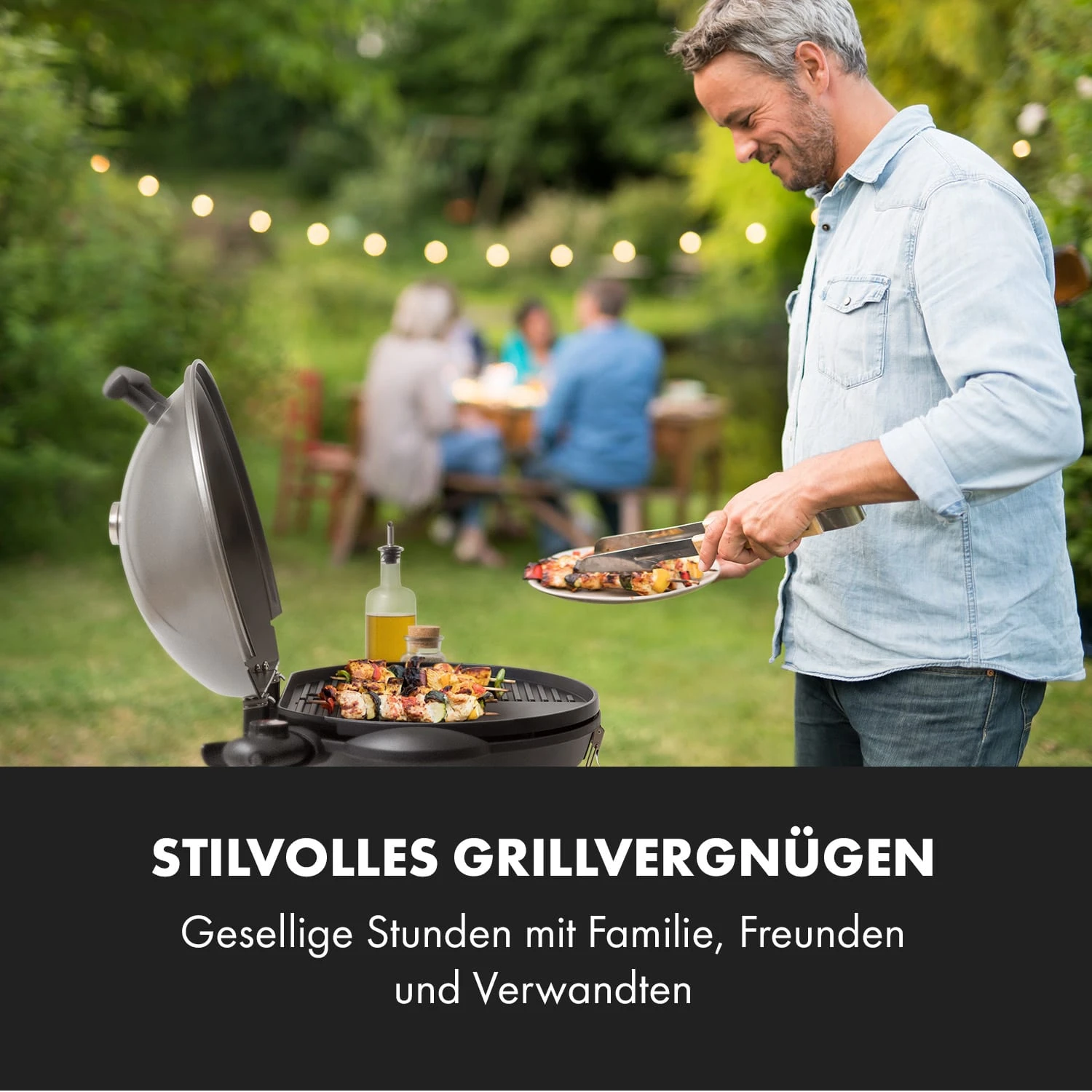 Tafelspitz Elektrogrill 2000/2400 W Antihaftbeschichtung Faltbar Mobil 2 Tafelspitz Elektrogrill 2000/2400 W Antihaftbeschichtung Faltbar Mobil – Bild 2
