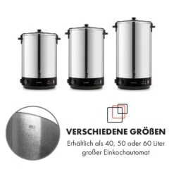 KonfiStar 40 Einkochautomat Getränkespender 2500W 40L Edelstahl 18 KonfiStar 40 Einkochautomat Getränkespender 2500W 40L Edelstahl -Küche Zu Hause 10033524 de 0009 logo