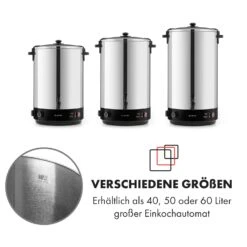 KonfiStar 50 Einkochautomat Getränkespender 2500W 50L Edelstahl 18 KonfiStar 50 Einkochautomat Getränkespender 2500W 50L Edelstahl -Küche Zu Hause 10033525 de 0009 logo