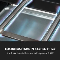 Gazooka 2.0T Gas BBQ Grill 2x3kW Brenner Edelstahl -Küche Zu Hause 10033532 de 0004 logo