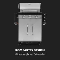 Gazooka 3.0T BBQ Grill 3x3kW Brenner 4 Rollen Edelstahl -Küche Zu Hause 10033533 de 0003 logo