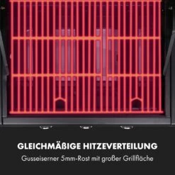 Gazooka 3.0T BBQ Grill 3x3kW Brenner 4 Rollen Edelstahl -Küche Zu Hause 10033533 de 0006 logo