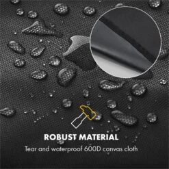 Gazooka 2.0T Wetterschutzhaube 600D Canvas 30/70% PE/PVC Schwarz 10 Gazooka 2.0T Wetterschutzhaube 600D Canvas 30/70% PE/PVC Schwarz -Küche Zu Hause 10033535 yy 0005 logo Klarstein Gazooka Wetterschutzhaube schwarz