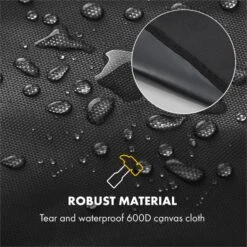 Gazooka 3.0T Wetterschutzhaube 600D Canvas 30/70% PE/PVC Schwarz -Küche Zu Hause 10033536 yy 0005 logo Klarstein Gazooka 3 0T Wetterschutzhaube schwarz