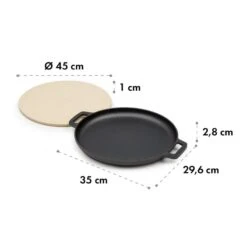 Tomahawk 3.1 S Brat & Back-Set Pfanne Pizzastein Ø29 Cm 9 Tomahawk 3.1 S Brat & Back-Set Pfanne Pizzastein Ø29 Cm -Küche Zu Hause 10033568 yy 0006 logo Klarstein Tomahawk Brat and Back Set