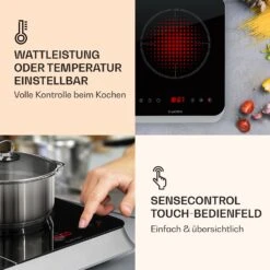InnoChef Induktionskochfeld 3400W Touch Control Glaskeramik -Küche Zu Hause 10033593 de 0004 logo