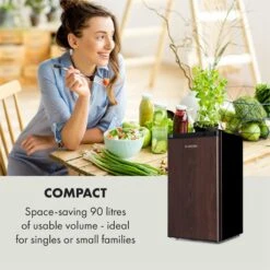 Feldberg Kühlschrank A+ 90 Liter MirageCool Concept Holzdesign Schwarz 15 Feldberg Kühlschrank A+ 90 Liter MirageCool Concept Holzdesign Schwarz -Küche Zu Hause 10033594 uk 0006 logo Klarstein Feldberg Kuehlschrank Holzdesign schwarz