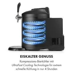 Beerkules Bierzapfanlage 5l Fässer Kompressor 120W Cooling: 4h -Küche Zu Hause 10033689 de 0003 logo