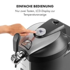 Beerkules Bierzapfanlage 5l Fässer Kompressor 120W Cooling: 4h -Küche Zu Hause 10033689 de 0007 logo
