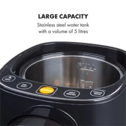 Hot Spring Plus Heißwasserspender 5l Edelstahl-Wassertank 45-95 °C -Küche Zu Hause 10033753 yy 0005 logo Klarstein Hot Spring Heisswasserspender schwarz