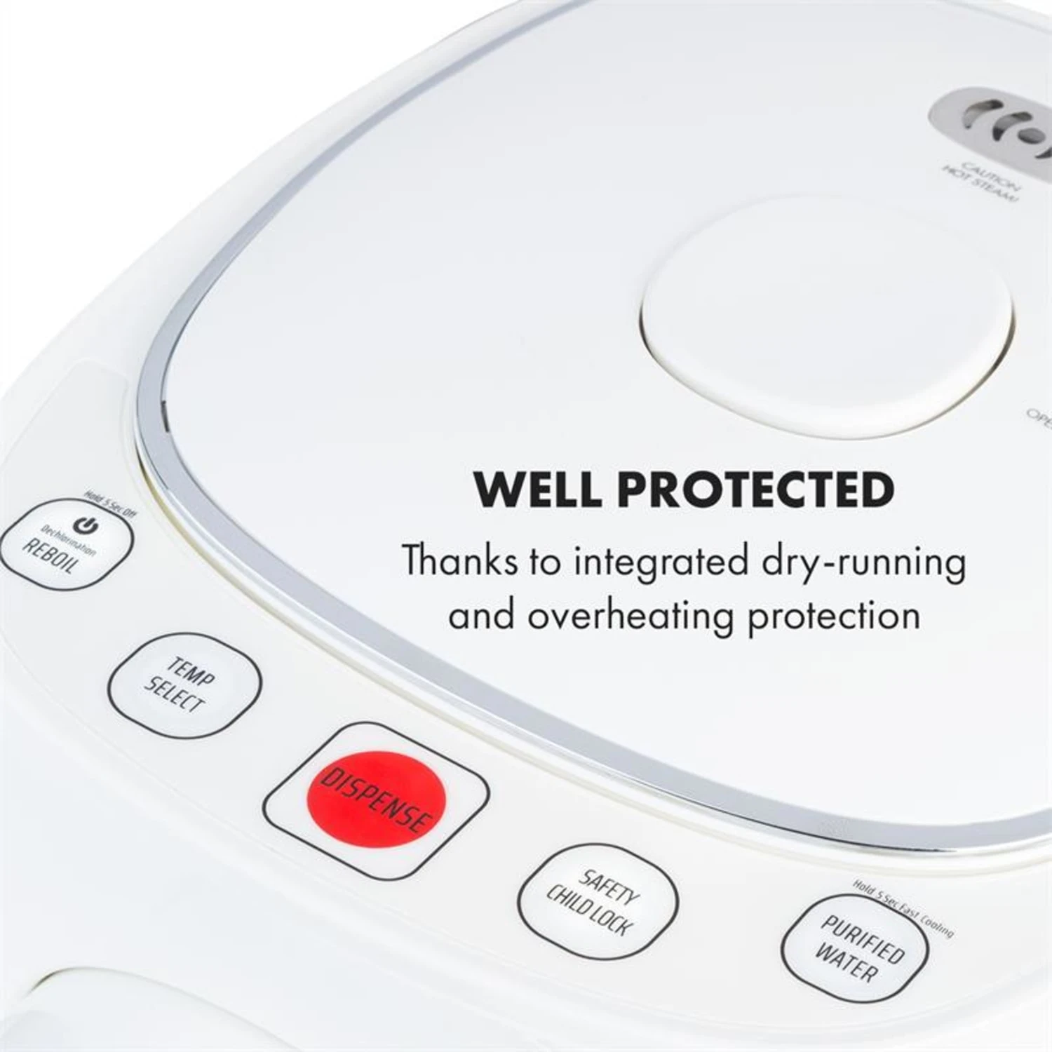 Hot Spring Plus Heißwasserspender 5l Edelstahl-Wassertank 45-95 °C 3 Hot Spring Plus Heißwasserspender 5l Edelstahl-Wassertank 45-95 °C – Bild 3