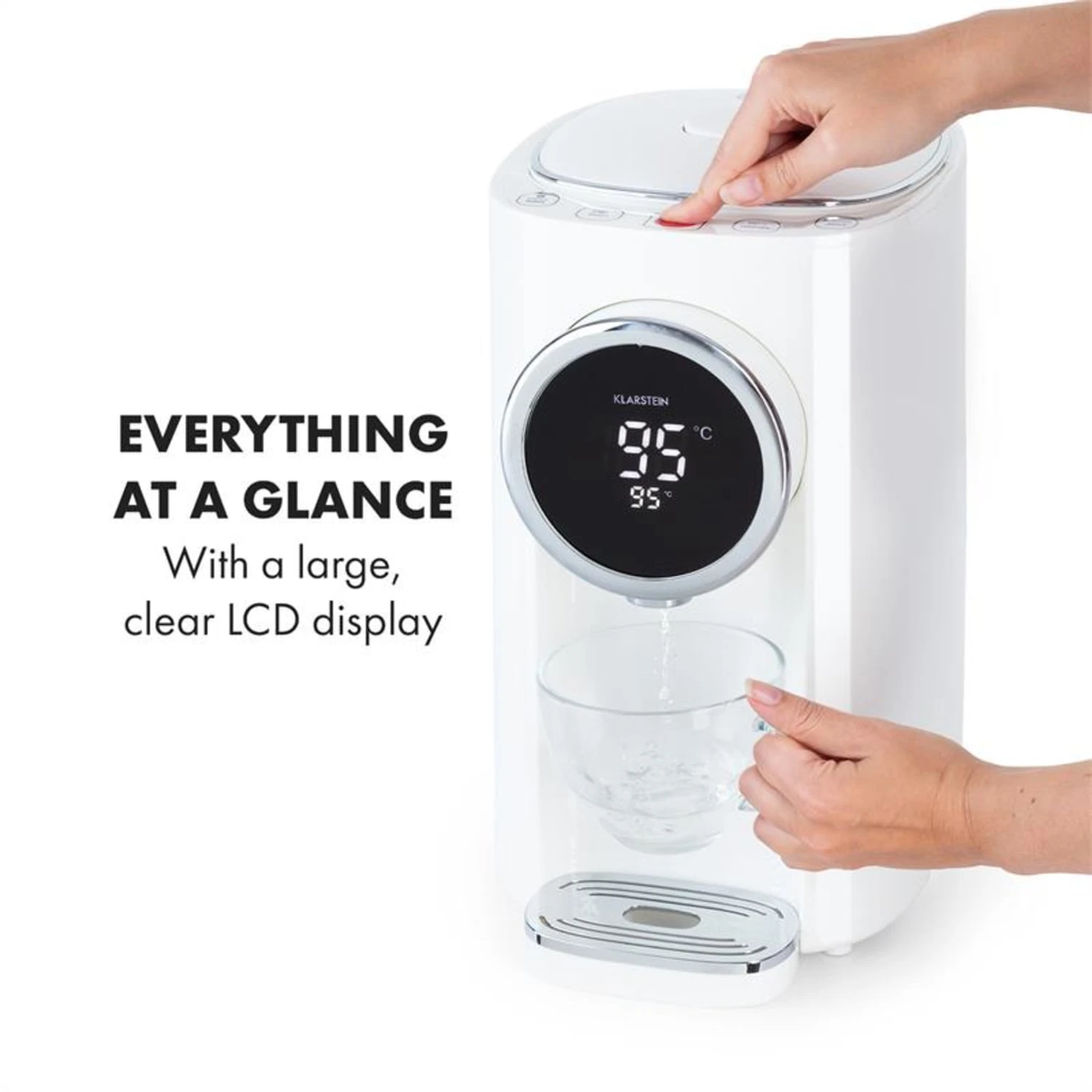 Hot Spring Plus Heißwasserspender 5l Edelstahl-Wassertank 45-95 °C 4 Hot Spring Plus Heißwasserspender 5l Edelstahl-Wassertank 45-95 °C – Bild 4